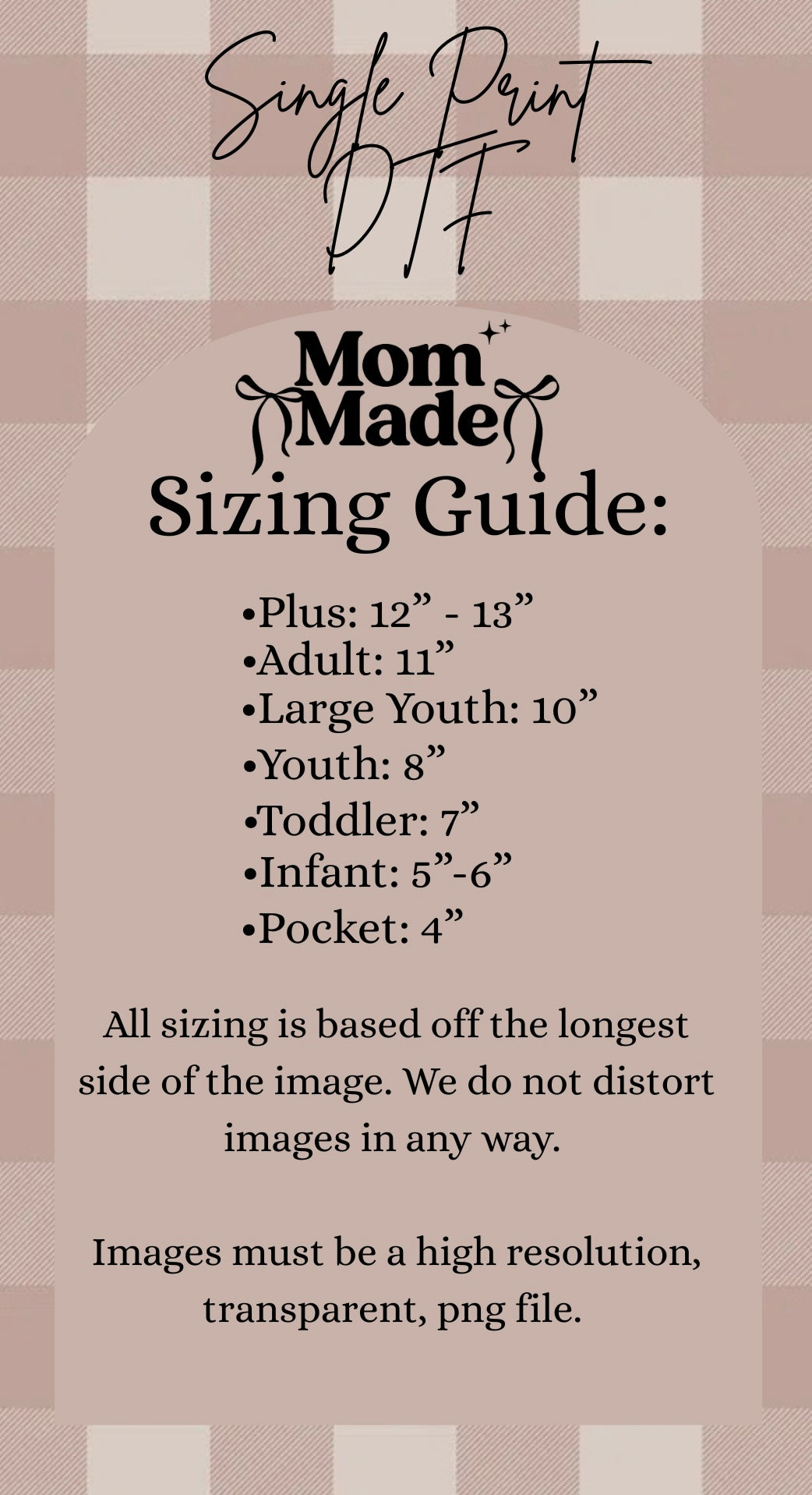 Single DTF Prints