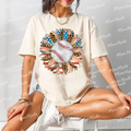 Flower Baseball Tee