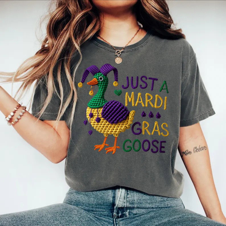 Mardi Gras Goose Shirt