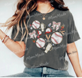 Baseball Heart Tee