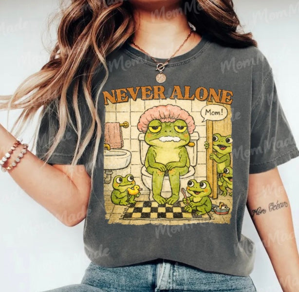 Never Alone Mom Frog Tee