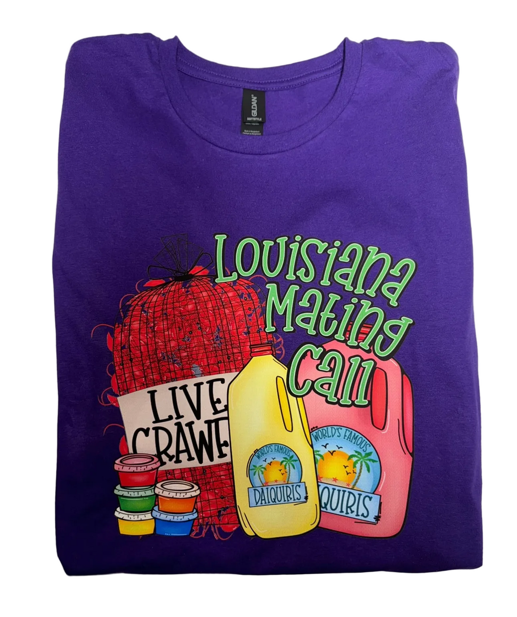 Louisiana Mating Call Crawfish Tee
